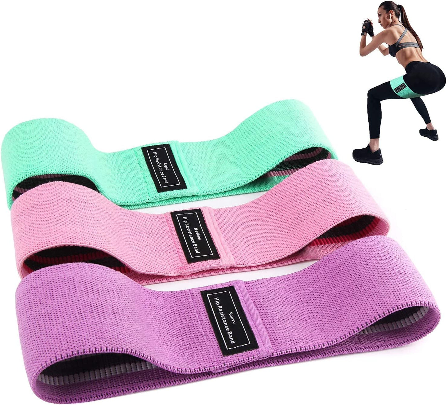 Bandas de entrenamiento de glúteos para mujeres