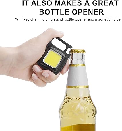 Llavero led destapador recargable usb