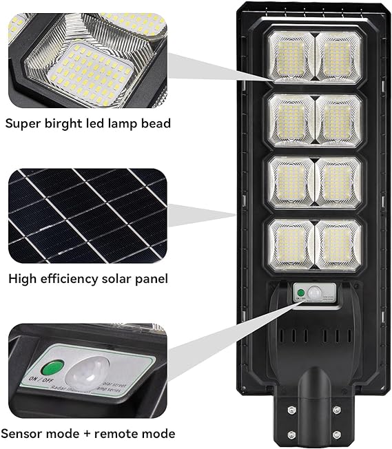 Luminaria solar 300 w street ligth