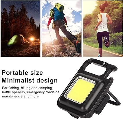 Llavero led destapador recargable usb