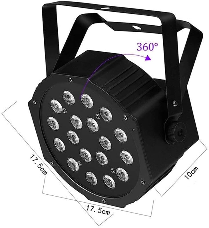 FOCO FIESTA 18 LED RGB DMX RITMICO