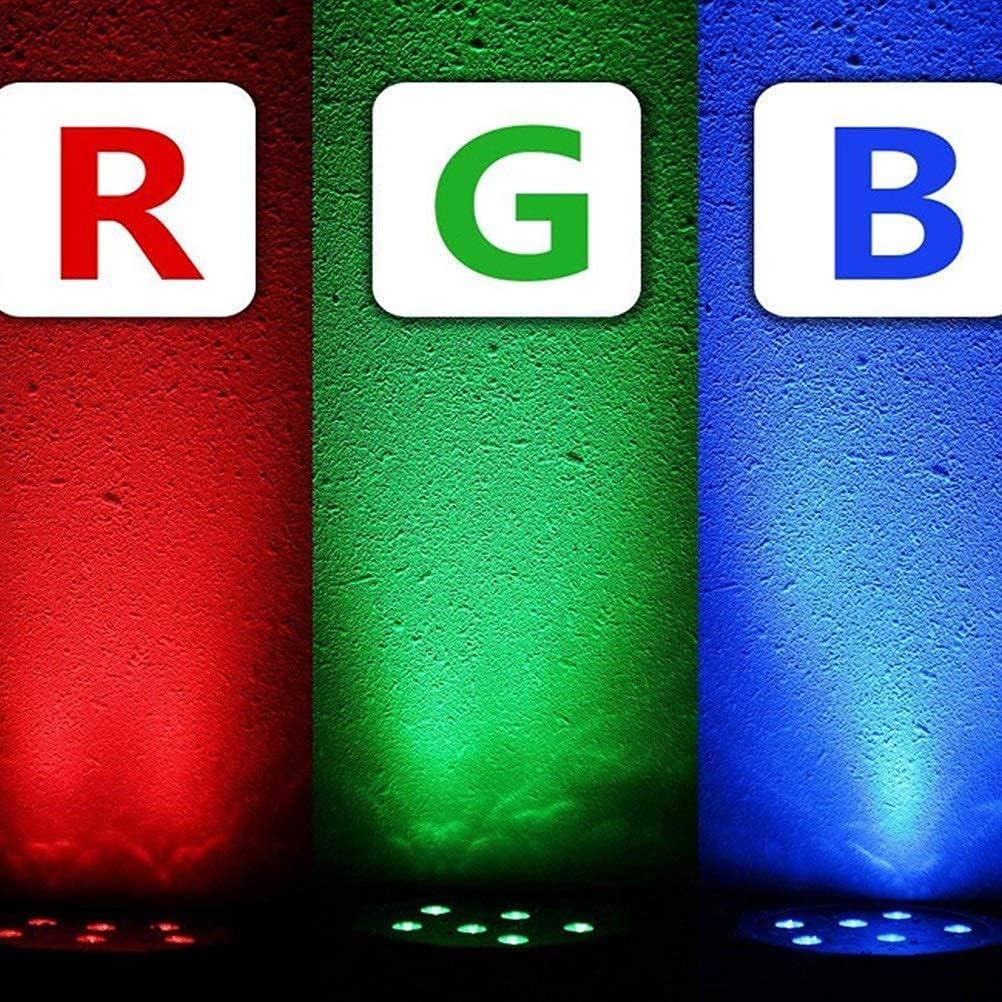 FOCO FIESTA 18 LED RGB DMX RITMICO