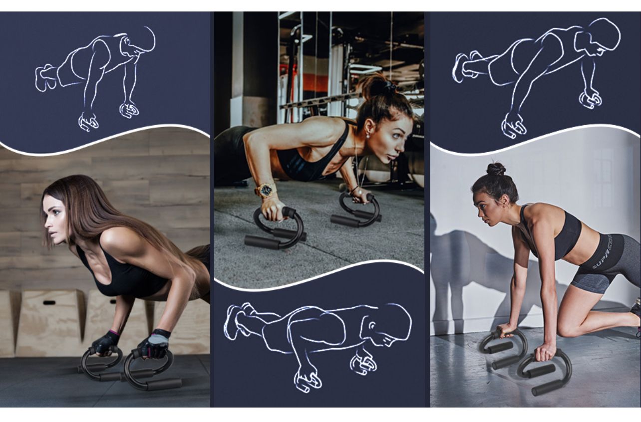 Barras Para Planchas Flexiones Push Up