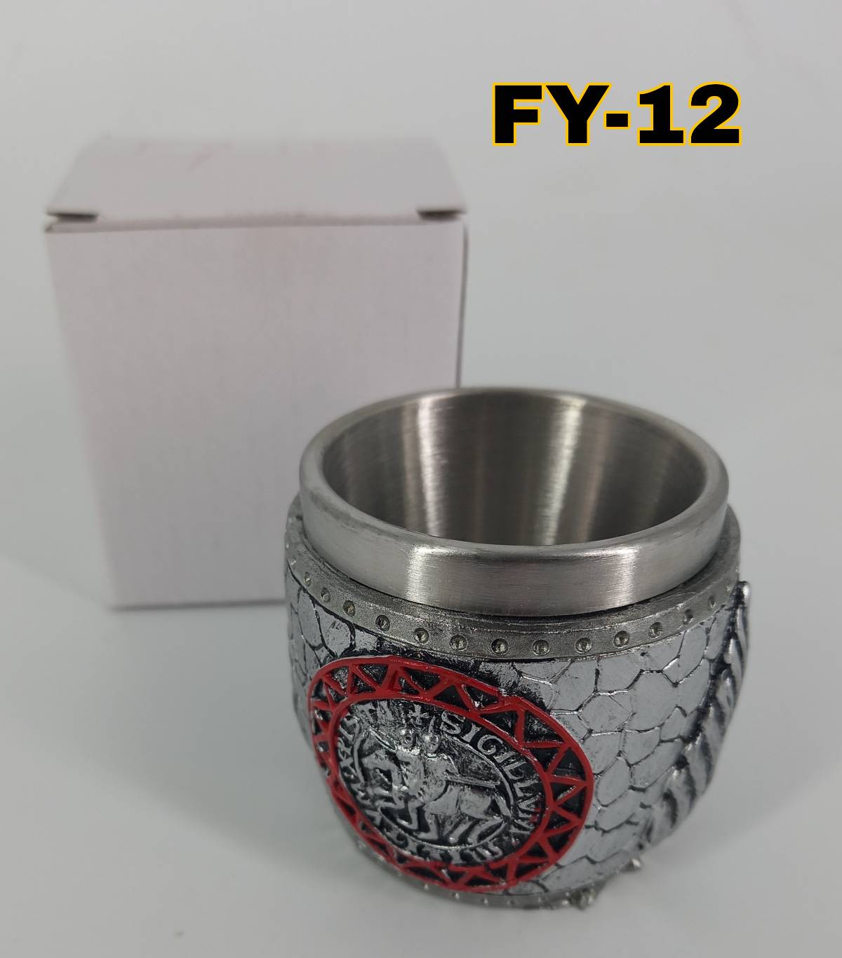 VASO CRUZADA ACERO INOX 50 ML FY-12