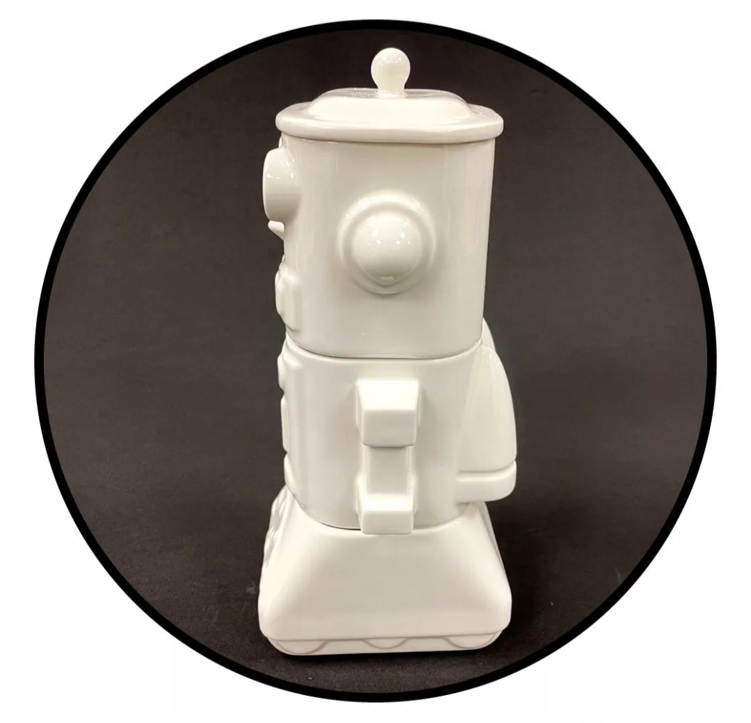 Set 3 tazones robot ceramica
