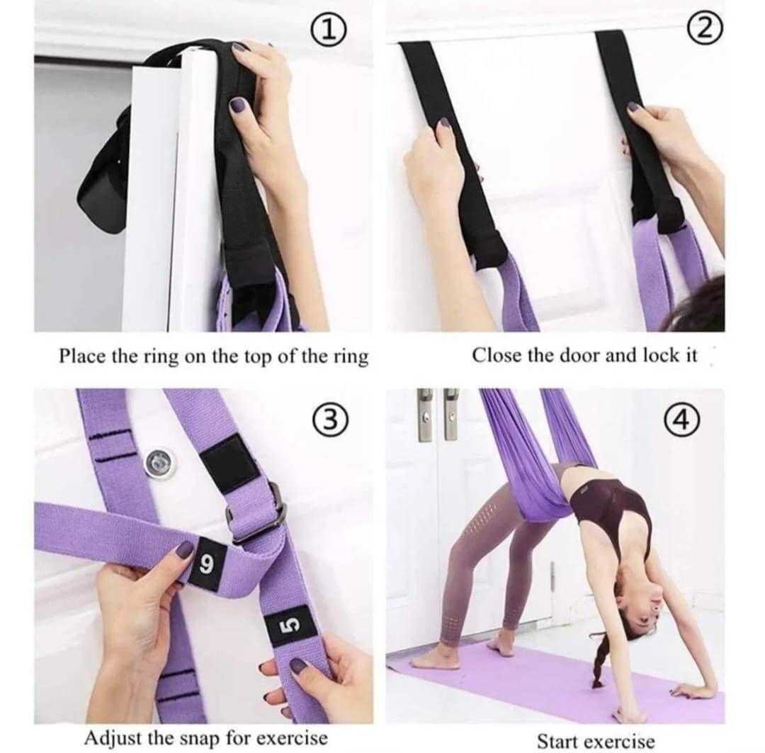 Aerial Yoga Rope Banda Ejercicios Colores Xx-X72