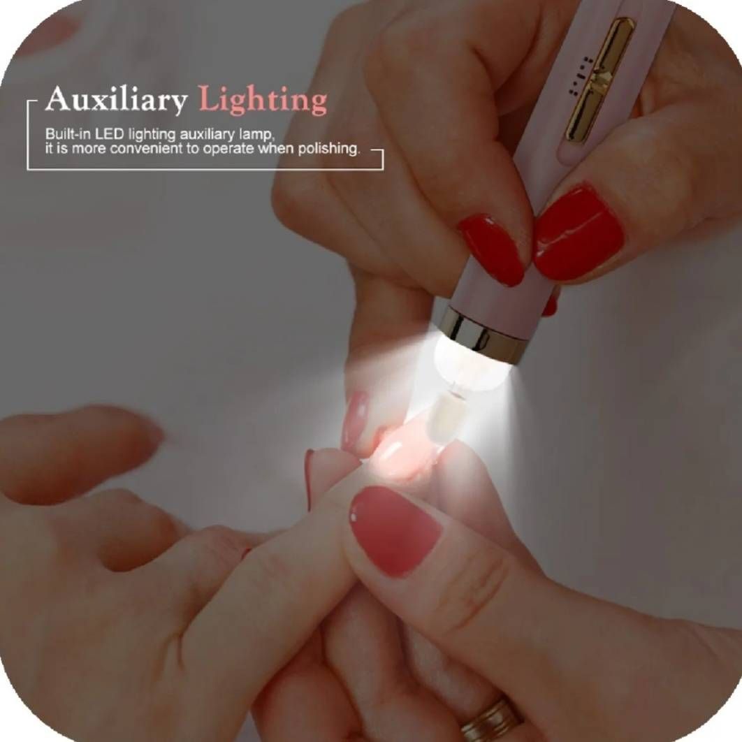 Salon manicure recargable usb 5 pzas. Con luz jj-42