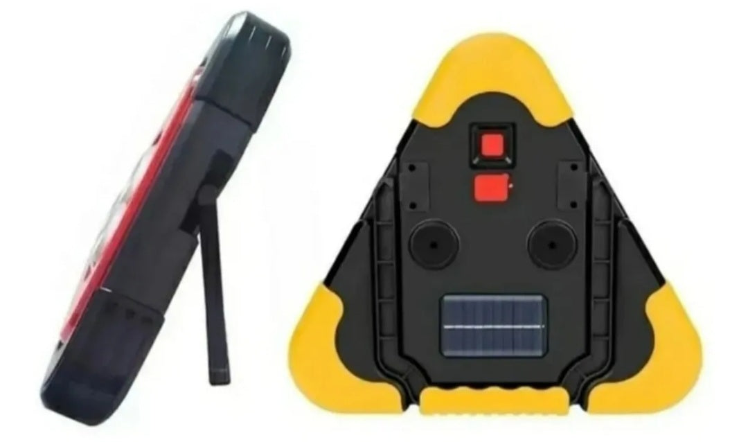 Triangulo emergencia led recargable portatil solar 1606266