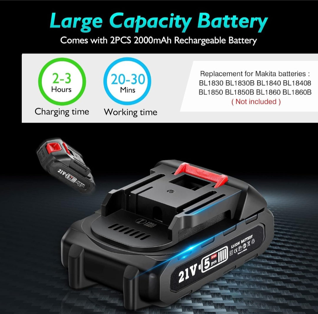 Motosierra electrica racargable portatil 36 v