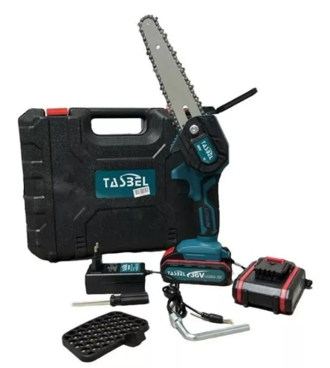 Motosierra electrica racargable portatil 36 v