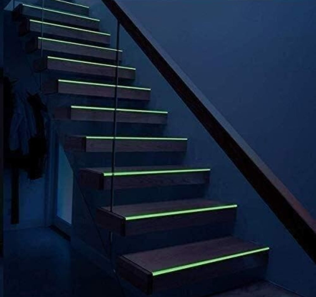 Cinta Adhesiva Fosforecente 2 Cms X 3 Mts Glow Tape
