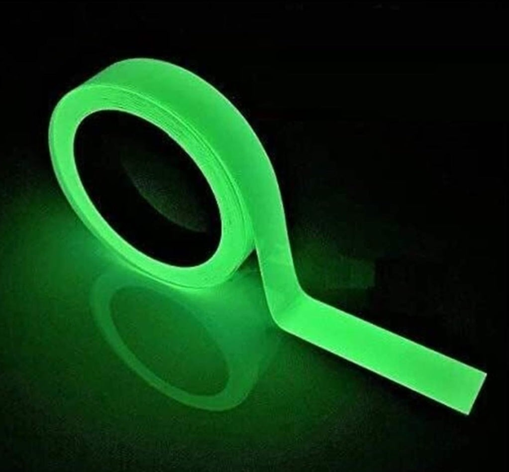 Cinta Adhesiva Fosforecente 2 Cms X 3 Mts Glow Tape