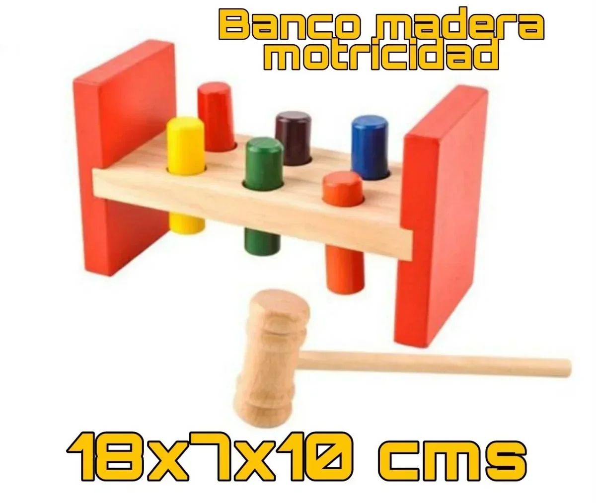 BANCO MARTILLO MADERA MOTRICIDAD