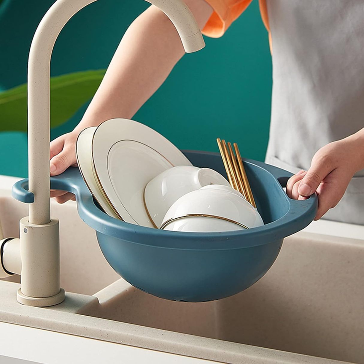 COLADOR CON SOPORTE COLORES HK-65