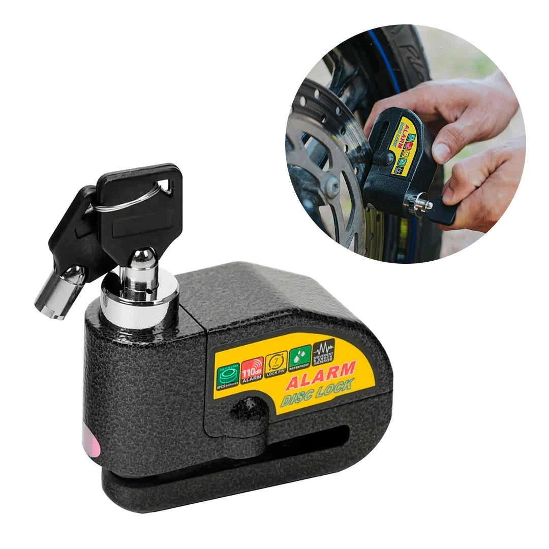 CANDADO MOTO BICI CON ALARMA