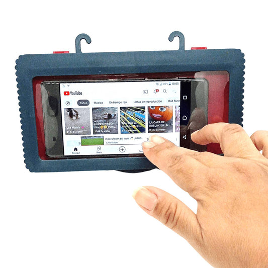 soporte celular caja magica touch para celular
