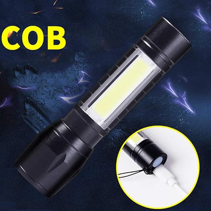 Linterna mini 2 funciones  recargable usb