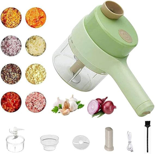 CORTADOR DE VERDURAS 2 EN 1 RECARGABLE USB F-254
