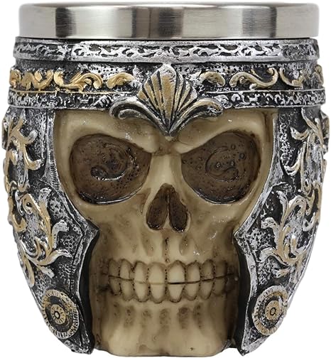 Vaso calavera acero inox espartano
