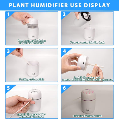 Humificador modelo a5 led 300 ml