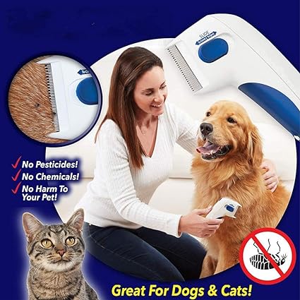 Cepillo Mascotas Electrico Flea Doctor
