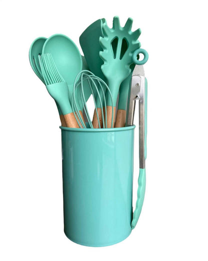 Juego de utensilios de cocina y cuchillos de 19 piezas