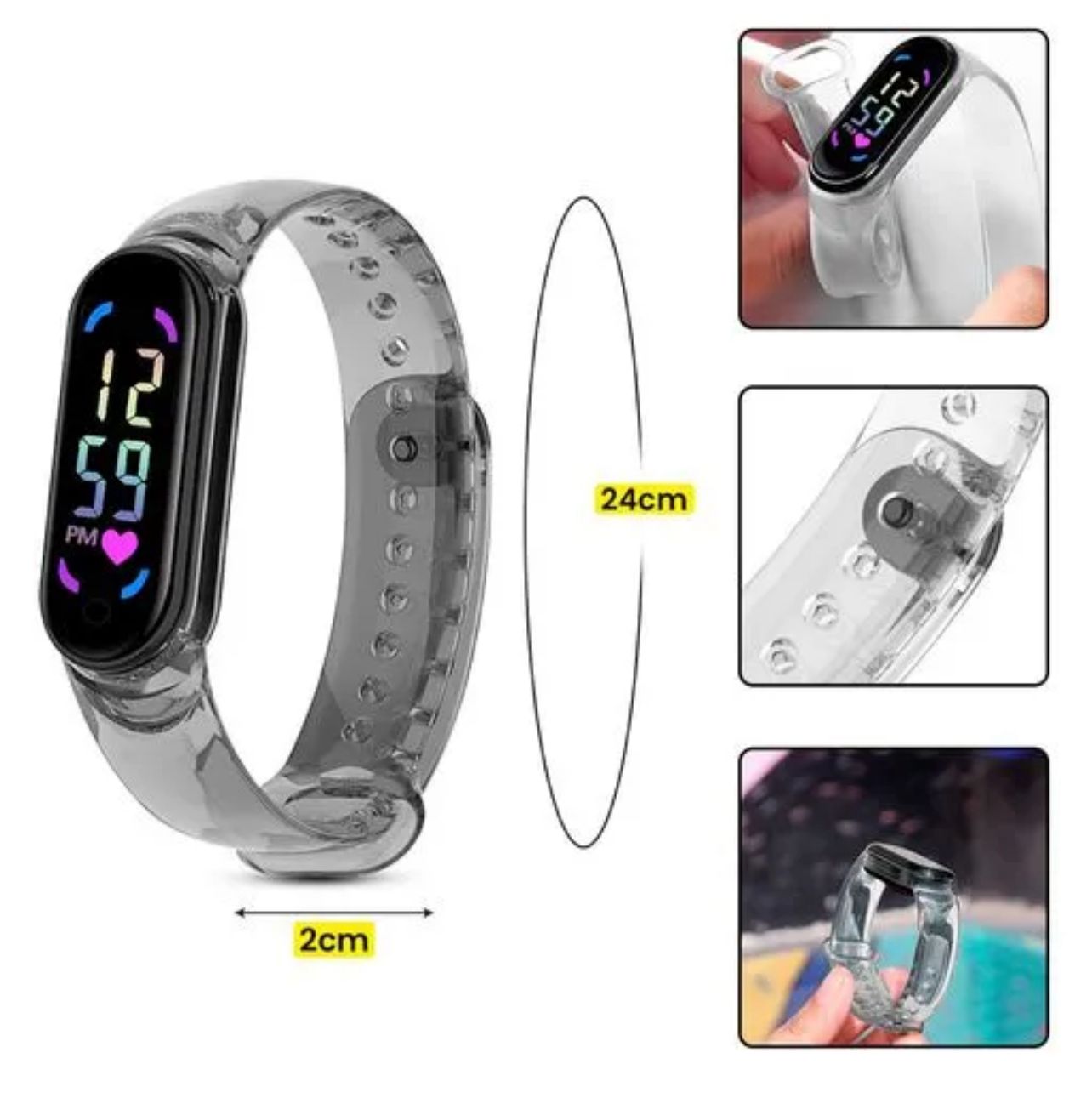 Reloj digital led para niños