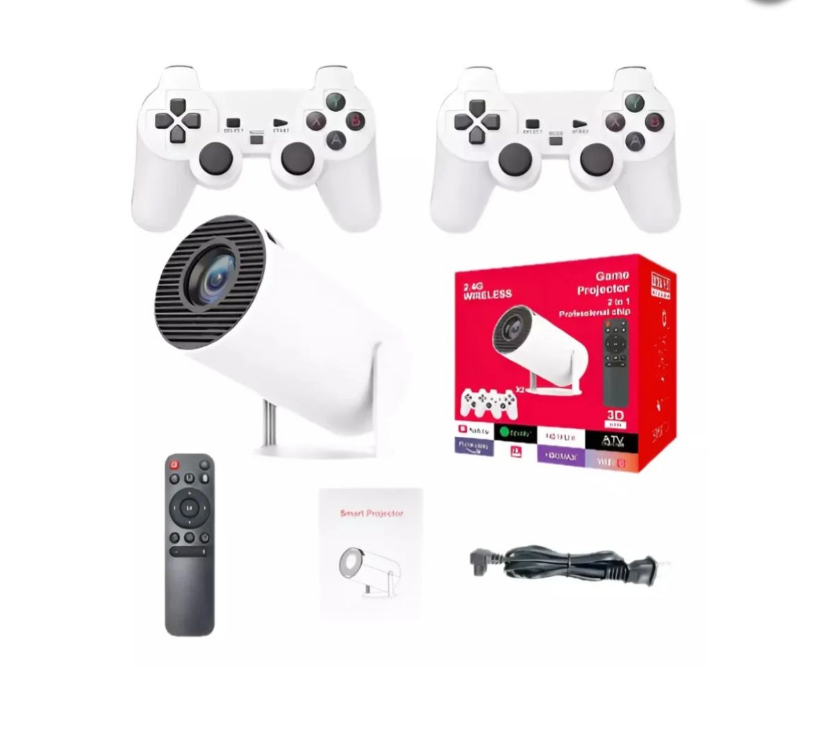 Proyector combinado de videojuegos LCD HD + Magis TV