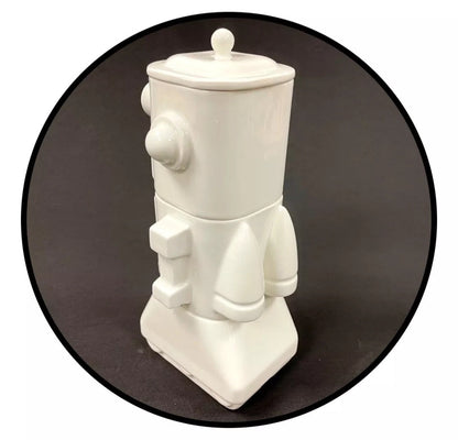 Set 3 tazones robot ceramica