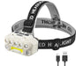 Linterna cabeza cob 5 led hk-817
