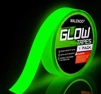 Cinta Adhesiva Fosforecente 2 Cms X 3 Mts Glow Tape
