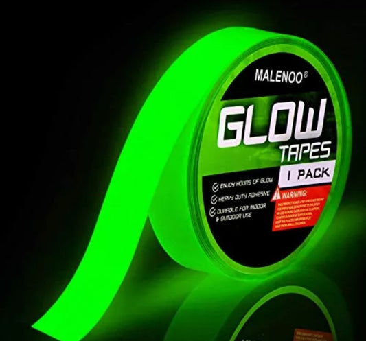 Cinta Adhesiva Fosforecente 2 Cms X 3 Mts Glow Tape