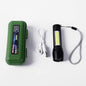 Linterna mini 2 funciones  recargable usb
